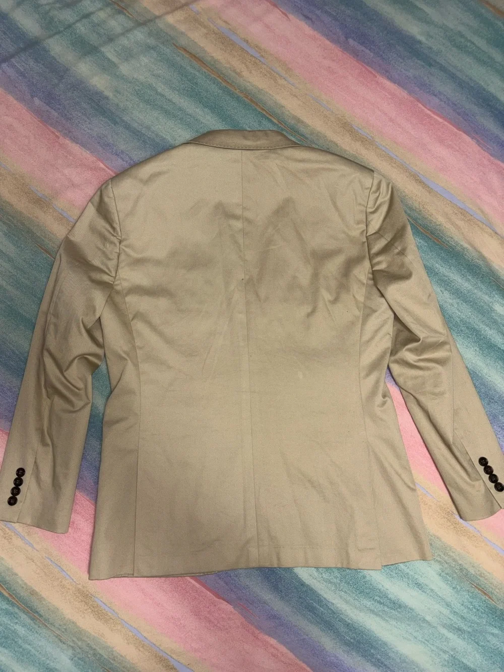 J. Crew Ludlow Slim tan Italian Suit (Jacket/Pants) size 40S cotton